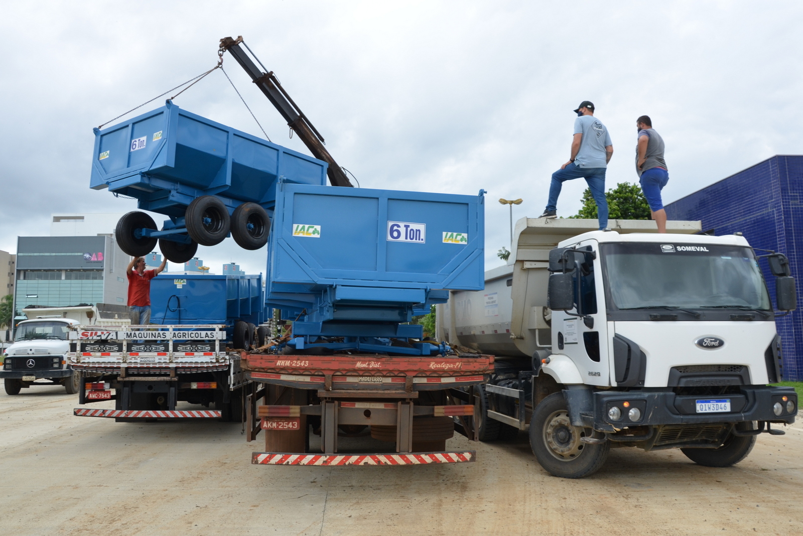 You are currently viewing AMREC recebe segundo remessa de equipamento agrícolas