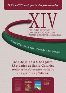 Read more about the article XIV Ciclo do TCE/SC difunde melhores práticas no uso de recursos públicos para gestores dos municípios e do Terceiro Setor do Sul do Estado