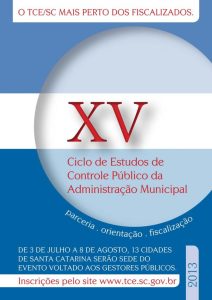 Read more about the article Agentes públicos municipais da Amrec e Amesc participarão de etapa regional do Ciclo de Estudos do TCE na próxima semana