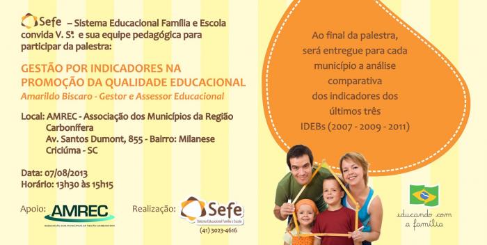 You are currently viewing Amrec sedia palestra sobre gestão por indicadores na promoção da qualidade educacional