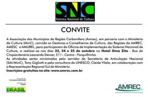 Read more about the article Oficina do Ministério da Cultura inicia nesta quarta-feira, em Forquilhinha