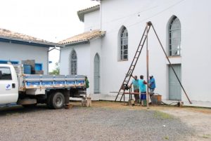 Read more about the article Iniciada sondagem do solo na igreja de São Roque