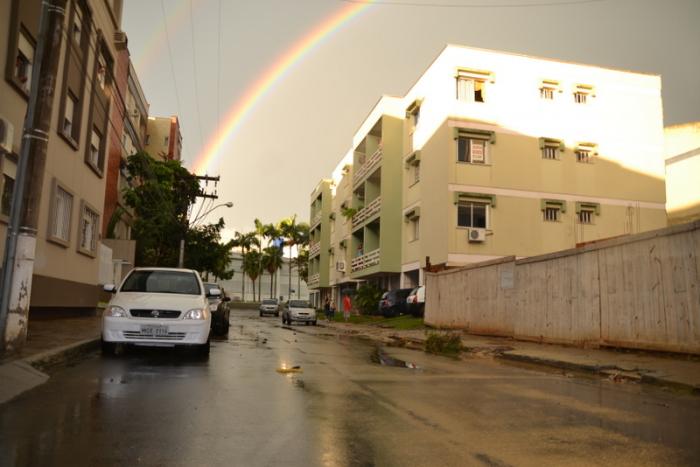 You are currently viewing Águas de temporal são escoadas com rapidez nas ruas de Criciúma