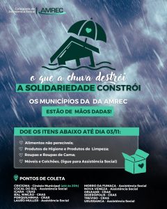 Read more about the article Colegiado de Assistência Social promove campanha de doação para atingidos nas cheias na região.